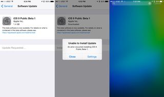 iOS 9.1ベータ版のトラブルシューティング