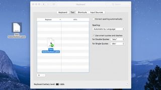 テキストショートカット Mac