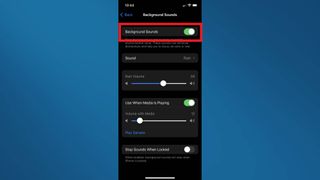 iOS 15 でバックグラウンド サウンドをオンにする方法 - バックグラウンド サウンドをオンにする