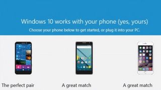Windows 10 と携帯電話をリンクする