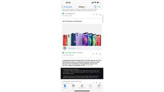 iOS 上の Apollo アプリ