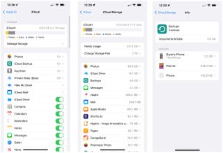 iCloudバックアップの削除