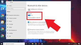 ラップトップを Bluetooth スピーカーに接続する方法 — Bluetooth をオンにする