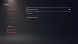PS5 でリモートプレイする方法 — 黒の背景での省電力オプション