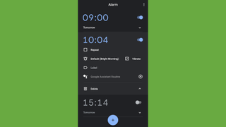 Google 時計アプリ