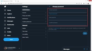 ツイッターのパスワード