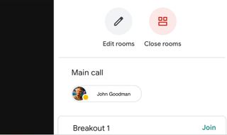 Google Meet のブレイクアウト ルーム