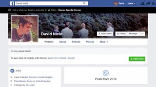 2. View your profile as someone else