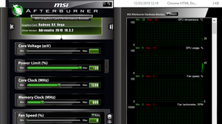 Afterburner ソフトウェアを使用してハードウェアを微調整します (画像クレジット: TechRadar)