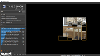 Cinebench はプロセッサのベンチマークに適したツールです (画像クレジット: TechRadar)