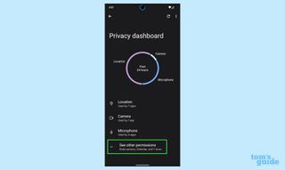 Android 12 でプライバシー ダッシュボードにアクセスする方法: ステップ 4
