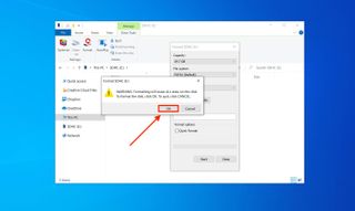 Windows で SD カードをフォーマットする方法