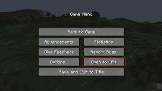 Minecraft 攻略: LAN オプションを開く
