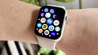 Apple Watchアプリのグリッドビュー Shazam