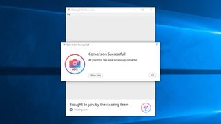 HEIC ファイルを JPEG に変換する方法 ステップ 6: [ファイルを表示] をクリックして表示するか、[OK] をクリックして終了します