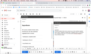 Gmail で書式設定されていないテキストをコピーして貼り付ける