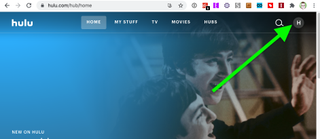Hulu をキャンセルする方法 — Hulu.com にサインインし、プロフィール アイコンの上にマウスを置きます。