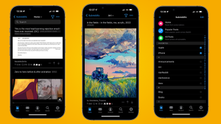 iOS 上の Apollo アプリ
