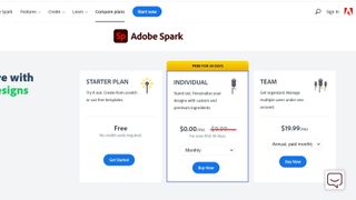 Adobe Sparkの価格