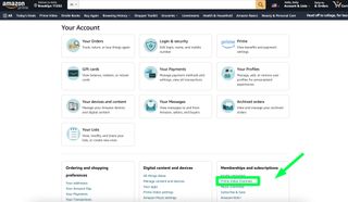 Amazon で Starz をキャンセルする方法: ステップ 3