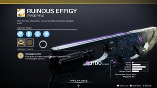 Ruinous Effigy トレース ライフルの画像