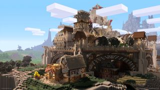 Minecraft 攻略: 巨大な城と Minecraft の町