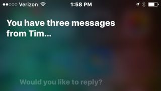 Siri テキスト メッセージ