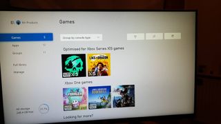 Xbox Series X に最適化されたリスト