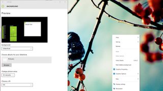 Windows 10 の背景の共有