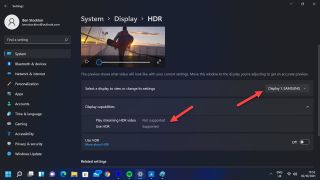 Windows 11 の HDR