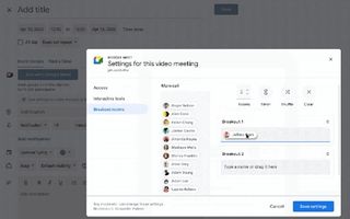 Google Meet のブレイクアウト ルーム