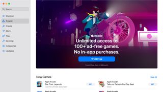 Mac での Apple Arcade のサインアップ