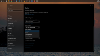 Windows 10 ディスプレイの回転
