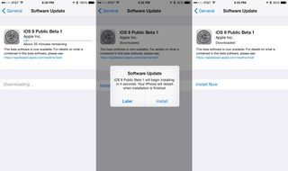 iOS 9.1ベータ版をインストールする