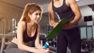 クライアントとのパーソナルトレーナー