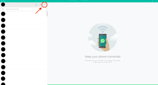 デスクトップ アプリの WhatsApp 設定オプションのスクリーンショット