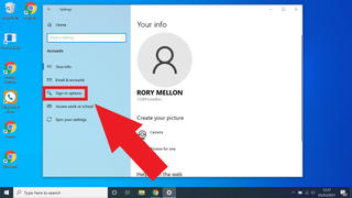 Windows 10 でパスワードを変更する方法 - サインイン オプションを選択する