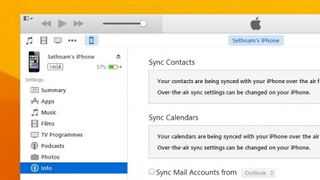 iPhone の連絡先を Google に転送する