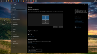 Windows 10 ディスプレイの回転
