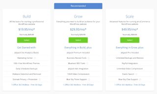 Bluehost の Web ホスティングの料金プラン