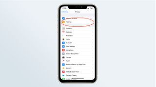 Apple アプリの追跡