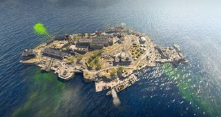 上から見たウォーゾーン再生島