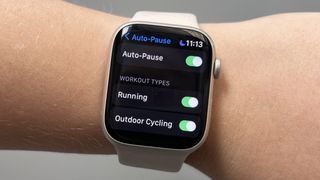 Apple Watchの自動一時停止