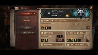 Diablo Immortal のレベリング - バトルパスで報酬を受け取る準備ができました