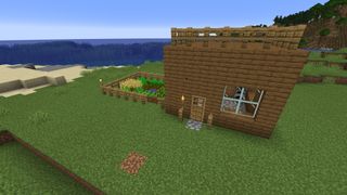 Minecraft ハウス - 庭付きの豪華な Minecraft ハウス