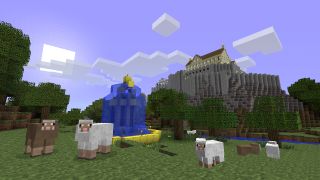 Minecraft MOD をインストールする方法 - 噴水の周りの羊