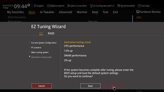 最新の BIOS にはオーバークロック用のツールがあります (画像クレジット: TechRadar)