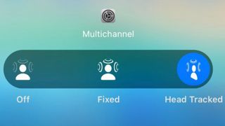 Apple 空間オーディオと iOS ウィジェット