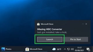 HEIC ファイルを JPEG に変換する方法 ステップ 2: [起動] をクリックします