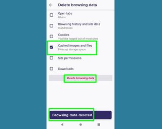 Firefox のキャッシュをクリアする方法 - データを削除する
